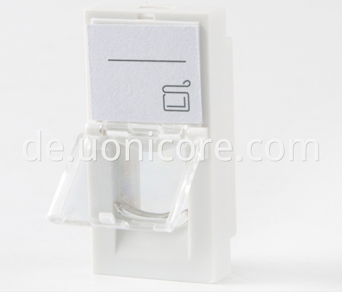 1 port RJ45 face plate